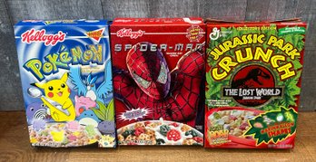 3 Limited/collectors Edition Cereal Boxes