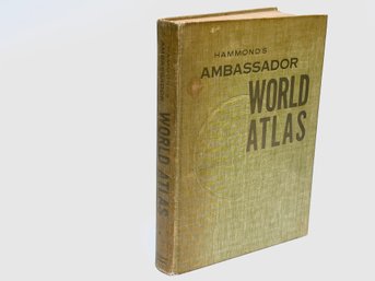 Hammonds Ambassador World Atlas 1950