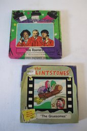 Pair Of Vintage 8mm Film With Great Graphics From The Three Stooges & The Flintstones