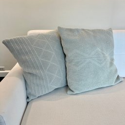 A Pair Of 19' Square Pillows