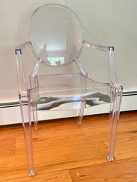 Clear Chair In The Style Of A Louis Ghost Chair