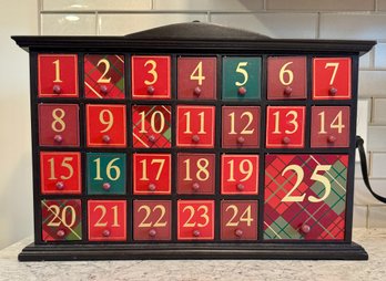 Decorative Wooden Holiday Advent Calendar