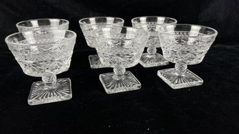 Cut Glass Dessert Cups