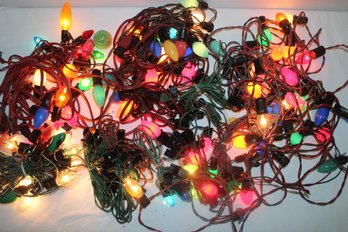 Mixed Lot Of Fourteen Vintage Large Bulb Outdoor Colored Christmas Lights - Lot 5