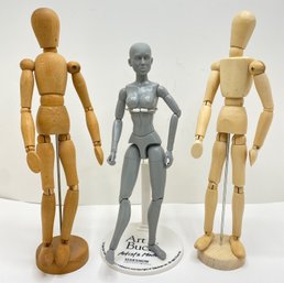 3 Artist Mannequin Moveable Models