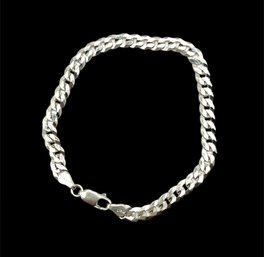 Italian Sterling Silver LIRM Chain Linked Bracelet