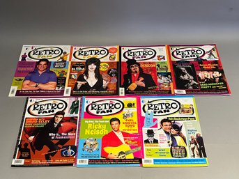 Lot Of 7 Retro Fan Magazines