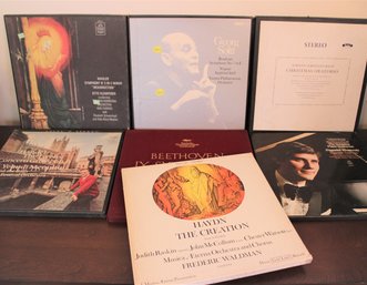 Lot One Classical Records Boxsets With Beethoven, Mahler Otto Klemperer, Georg Solti, Bach, Haydn-tAS List 100