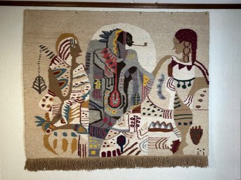 Swaziland Handcrafts Wool Tapestry