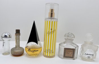 6 Vintage & Contemporary Perfume Bottles: Guerlain Jicky, Pierre Cardin, Giorgio, Cristina Paris & More