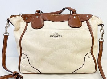 A Vintage Over The Shoulder Bag By Coach