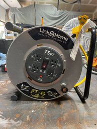 A Link 2 Home 75' Extention Cord Reel