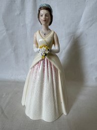 Vintage Limited Edition ROYAL DOULTON PORCELAIN QUEEN ELIZABETH II FIGURE- Peter Agee Sculpt