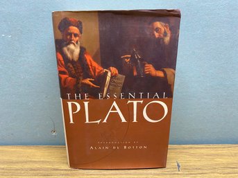 THE ESSENTIAL PLATO.  Alain De Botton. 1323 Page Hard Cover Book In Dust Jacket.