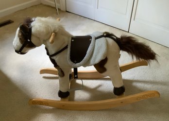 Chrisha Playful Pup Rocking Horse