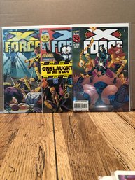 4 X Force Comic Books.   Lot 128