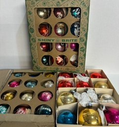 3 Boxes Of Vintage Ornaments