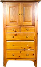 A Paneled Pine Dresser By Kincaid Furniture