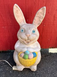Vintage Easter Bunny 23' Blow Mold Lawn Decoration