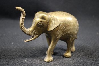 Vintage 5' Highly Detailed Brass Elephant