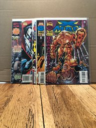 5 X Man Comic Books 1996.   Lot 129
