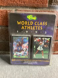 Classic World Class Athletes 1992 Limited Edition Collectible Cards SEALED New