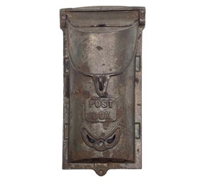 An Antique Cast Iron Post Box