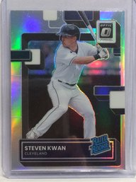 2022 Panini Donruss Optic Steven Kwan Rated Rookie Card - C