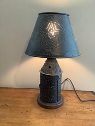 METAL CUTOUT TABLE LAMP #2