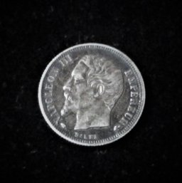 1860 A France 50 Cents, Silver