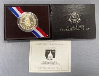 1989 Commemorative Half Dollar PROOF