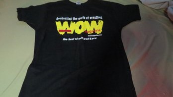 Vintage WOW Wrestling World Of Wrestling Tshirt XL