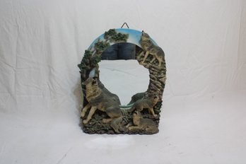 Howling Wolves Mirror