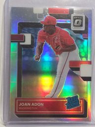 2022 Panini Donruss Optic Joan Adon Rated Rookie Card - C