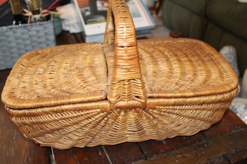 Wicket Basket With Cards And Games