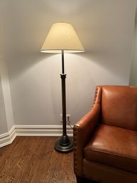 BZ Floor Lamp Industrial Style Floor Lamp In Antiqued Bronze Finish