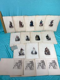 Artwork Prints Engraving By George & Robert Cruikshank, Watermarked J. Whatman, Thomas Handforth