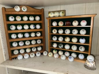 Great Golf Ball Collection With Displays