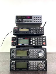 Group Of 5 UNIDEN Scanners Including NASCAR - All Power On