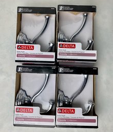 Delta Robe Hooks, Cassidy Collection, Chrome Finish (4)