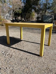 A Vintage Lacquered Parsons Table - Sturdy - Great For Kids