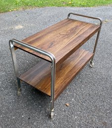 Tiered Table On Wheels