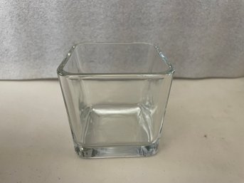 Twelve 3' Square Glass Candle Holders By Libbey #5475 (1 Of 2)