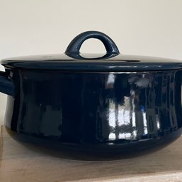 RARE MCM DANSK JHQ NAVY Covered Pot International Design Ltd.