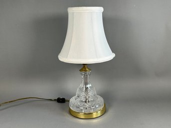 Vintage Waterford Crystal Alana Pattern Boudoir Lamp