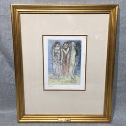 Very Nice PABLO PICASSO Etching / Print - Three Graces - Numbered 86/620 - Client Paid $850 - 30 Years Ago