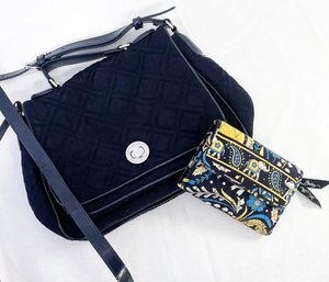 A Purse And Wallet By Vera Bradley