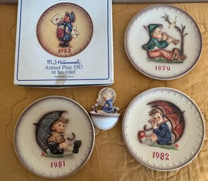 Hummel Annual Collectors Plates & Holy Water