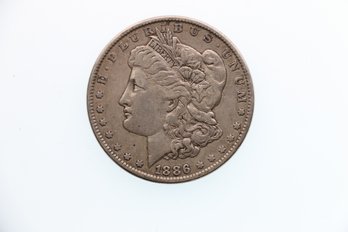 1886  Silver Morgan Dollar Coin