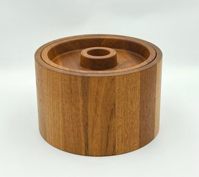 Mid Century Teak Dansk Ice Bucket Designed By Jens Quistgaard